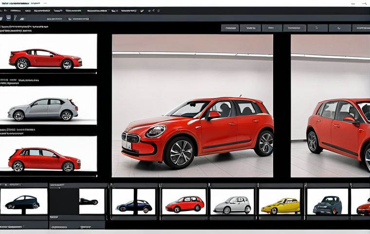**A data scientist working at a computer, overseeing an AI algorithm automatically labeling images of Swedish cars. The interface should show bounding boxes being applied to various cars, with options for human validation and correction. The setting is a bright, modern office in Stockholm.**