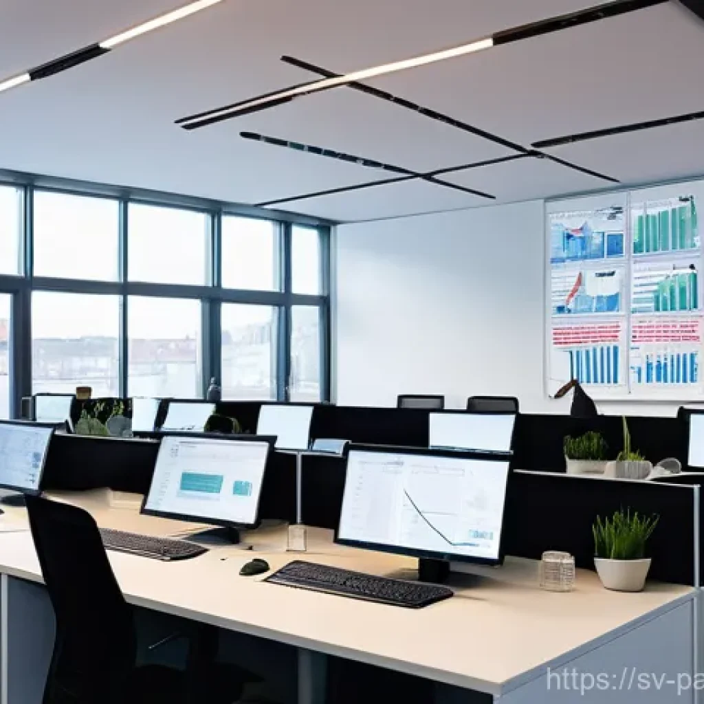 AI 데이터 라벨링의 글로벌 시장 분석 - **Prompt 1: The Foundation of AI - Meticulous Data Labeling**
    "A clean, brightly lit, modern off...