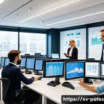 Home 13 AI 데이터 라벨링 프로젝트 관리 기법 - **Prompt 1: Collaborative Data Labeling Team in a Modern Office**
"A diverse group of profession...