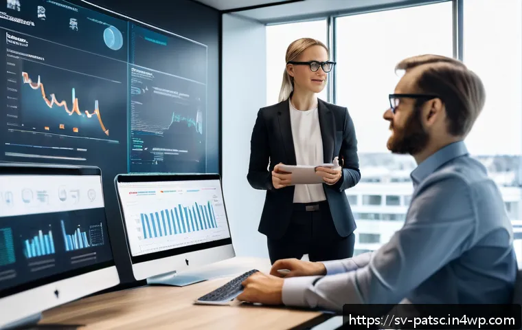 데이터 라벨링의 법적 제도적 측면 - A professional corporate office scene showcasing a diverse team of Swedish data scientists and legal...
